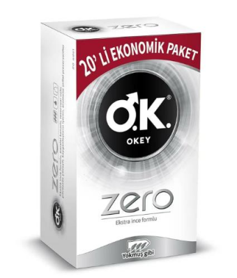Okey Zero Ekstra İnce 20'li Ekonomik Paket Prezervatif - 1
