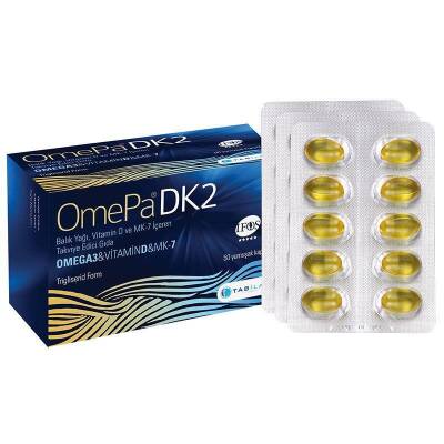 Omepa DK2 Omega 3 Vitamin D Menaq7 50 Yumuşak Kapsül - 2