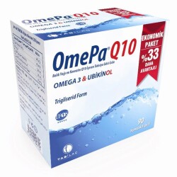 Omepa-Q10 Omega3 Ubiquinol 90 Kapsül - TAB İlaç