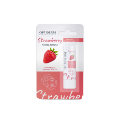Optiderm Strawberry Besleyici Dudak Kremi 5 g - 1