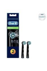 Oral-B Cross Action Black Edition Siyah 2'li Diş Fırçası Yedek Başlık - 1