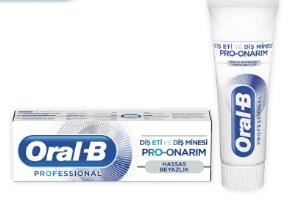 Oral-B Diş Eti ve Diş Minesi Pro Onarım Diş Macunu Hassas Beyazlık 75ml - 1