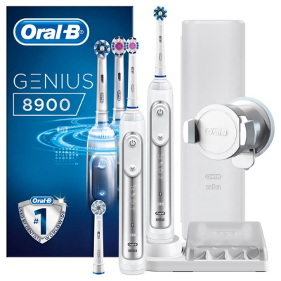 Oral-B Genius Pro 8900 Şarj Edilebilir Diş Fırçası 2 li Paket - 1
