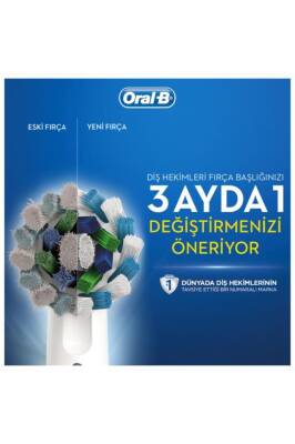 Oral-B Pro 750 Şarj Edilebilir Diş Fırçası Beyaz Özel Seri+Seyahat Kabı Hediye - 6