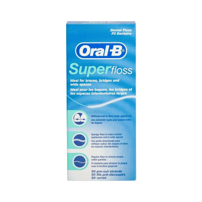 Oral-B Super Floss 50 Adet Diş İpi - Oral-B