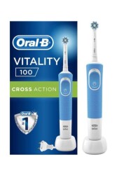 Oral-B Vitality 100 Cross Action Mavi Şarjlı Diş Fırçası - 1