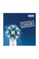 Oral-B Vitality 100 Cross Action Mavi Şarjlı Diş Fırçası - 2