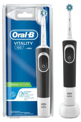 Oral-B Vitality 100 Cross Action Siyah Şarjlı Diş Fırçası - 1