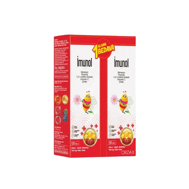 Orzax İmunol Şurup 150 ml Avantajlı Paket -1