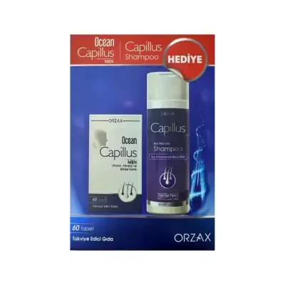  Orzax Ocean Capillus Men 60 Tablet Şampuan Hediyeli - Orzax