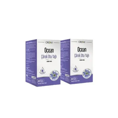 Orzax Ocean Çörek Otu Yağı 60 Kapsül Avantajlı Paket - 1