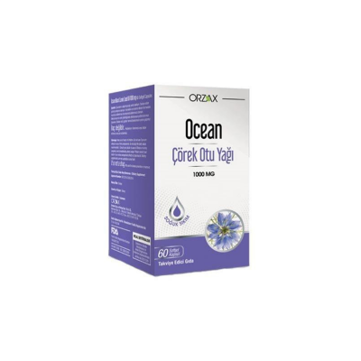 Orzax Ocean Çörek Otu Yağı 60 Kapsül - 1