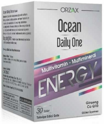 Orzax Ocean Daily One Energy 30 Tablet Takviye Edici Gıda - Orzax