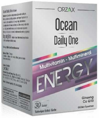 Orzax Ocean Daily One Energy 30 Tablet Takviye Edici Gıda - 1