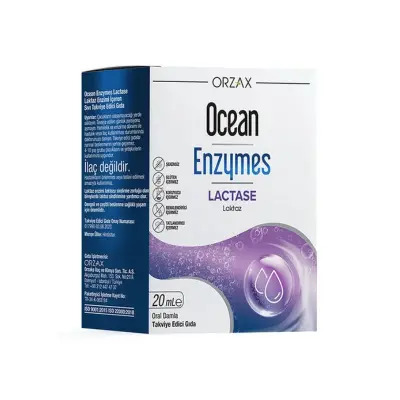 Orzax Ocean Enzymes Lactase 20 ml Damla - 1