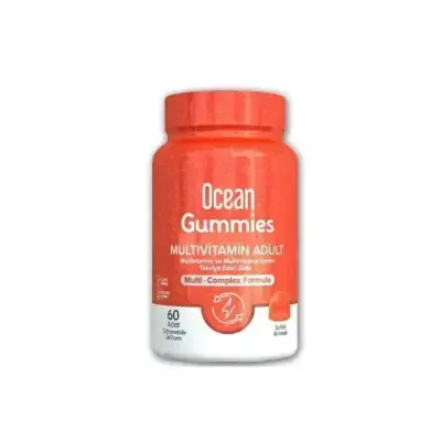 Orzax Ocean Gummies Multivitamin Adult 60 Çiğnenebilir Jel Form - Orzax