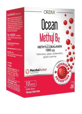 Orzax Ocean Methyl B12 10 ml Dilaltı Sprey - 1