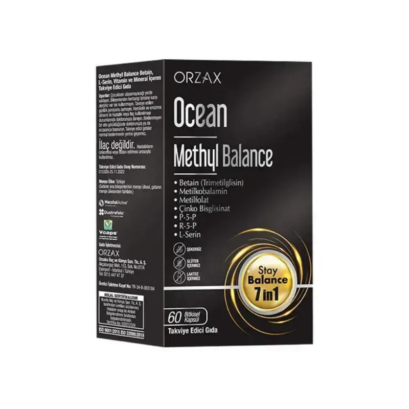 Orzax Ocean Methyl Balance 60 Bitkisel Kapsül -1