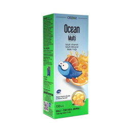 Orzax Ocean Multi Balık Yağı Şurup Ballı Portakal Aromalı 150 ml - Orzax
