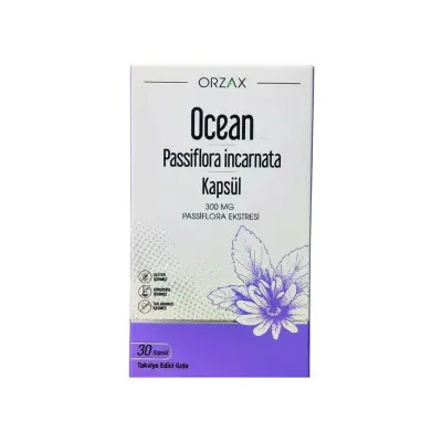 Orzax Ocean Passiflora Incarnata 300 mg 30 Kapsül - 1