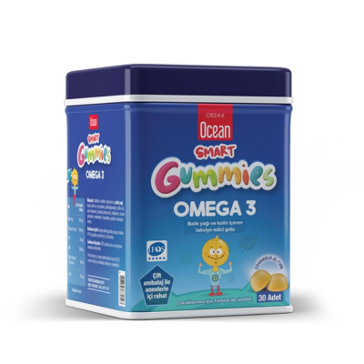 Orzax Ocean Smart Gummies Omega 3 Çiğnenebilir Form 30 Adet - 1