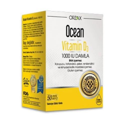 Orzax Ocean Vitamin D3 1000 IU Damla 50 ml - Orzax