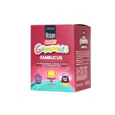 Orzax Smart Gummies Sambucus Takviye Edici Gıda 64 Adet - 1