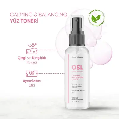 OSL Omega Skin Lab Calming & Balancing Facial Toner 200 ml - 2