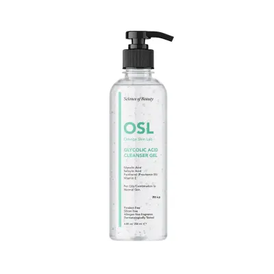 OSL Omega Skin Lab Glycolic Acid Cleanser Gel 200 ml - 1