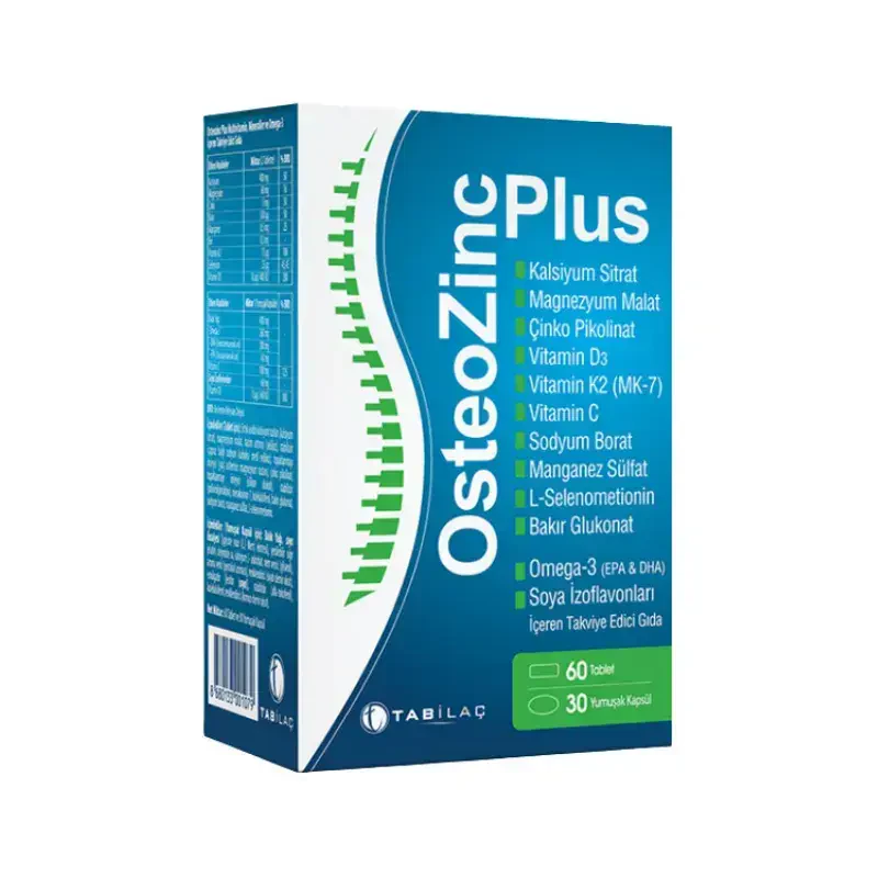 Osteozinc Plus 30 Yumuşak Kapsül + 60 Tablet - 1