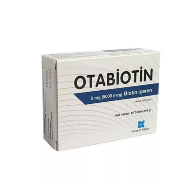 Otabiotin 5 Mg Biotin Içeren Takviye Edici Gıda 60 Tablet - 1
