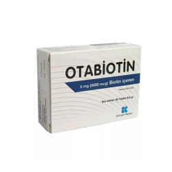 Otabiotin 5 Mg Biotin Içeren Takviye Edici Gıda 60 Tablet - Kurtsan İlaçları