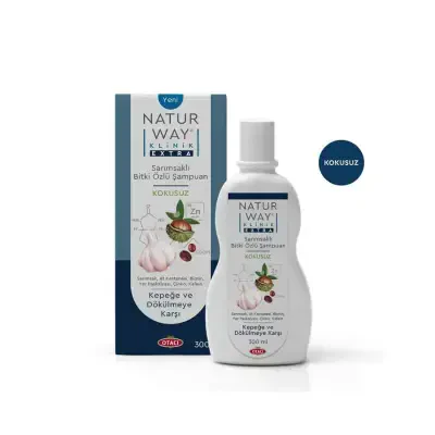 Otacı Naturway Klinik Extra Sarımsaklı Bitki Özlü Şampuan 300 ml - Otacı