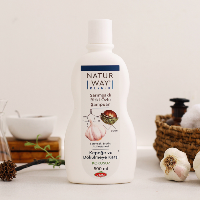 Otacı Naturway Klinik Kepek Dökülme Karşıtı Sarımsaklı Şampuan 500 ml - 7