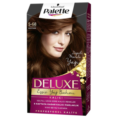 Palette Deluxe 5-68 Kestane Saç Boyası - 1