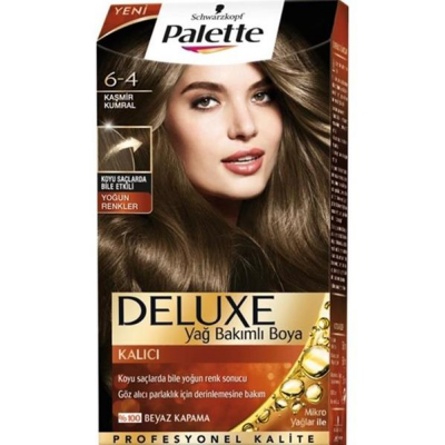 Palette Deluxe 6-4 Kaşmir Kumral Saç Boyası - 1