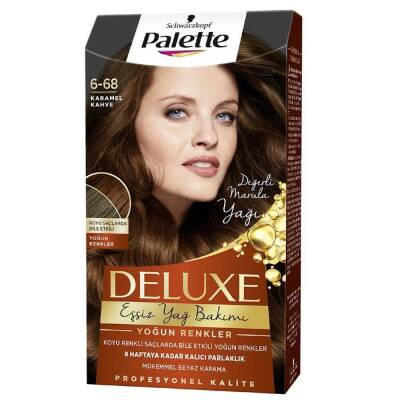 Palette Deluxe 6-68 Karamel Saç Boyası - 1