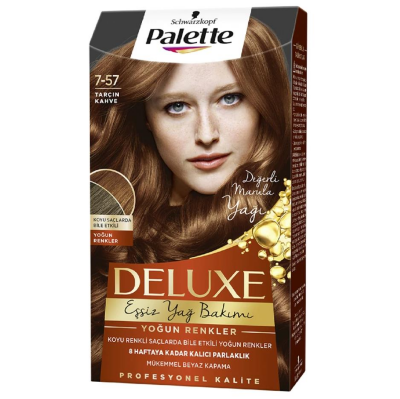 Palette Deluxe 7-57 Tarçın Kahve Saç Boyası - 1