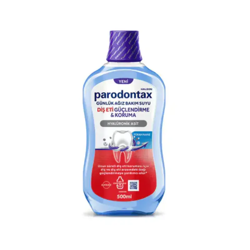 Parodontax Hyaluronik Asit İçeren Günlük Ağız Bakım Suyu 500 ml -1