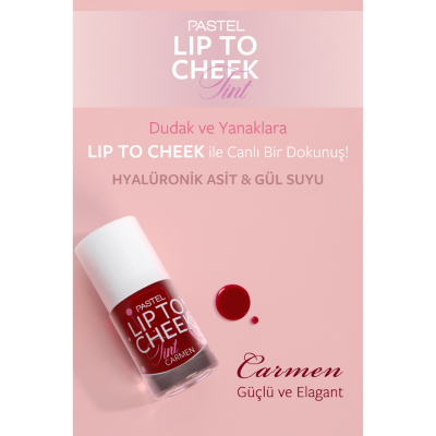 Pastel Lip To Cheek Tint 01 - Carmen - 3
