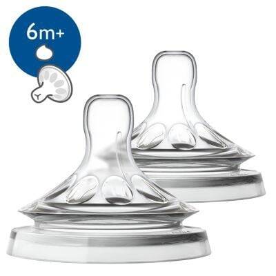 Philips Avent Natural Biberon Emziği Y Kesik 6m+ 2li SCF046/27 - 2