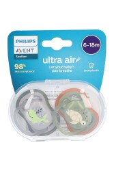 Philips Avent SCF085/60 Ultra Air Emzik 6-18 Ay 2'li Erkek - Philips Avent