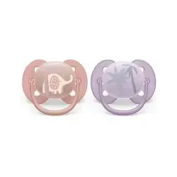 Philips Avent SCF091/09 Ultra Soft Emzik 0-6 Ay 2'li Kız - 3