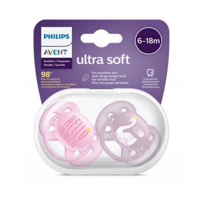 Philips Avent SCF22302 Ultra Soft Emzik 6-18 Ay Kız - 1