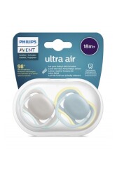 Philips Avent SCF349/01 Ultra Soft Emzik 18+ Ay 2'li Erkek - Philips Avent