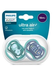 Philips Avent SCF349/18 Ultra Air Emzik 18+ Ay 2'li Erkek - 1