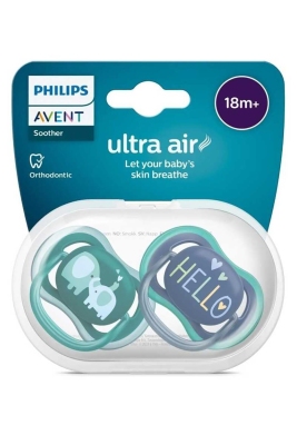 Philips Avent SCF349/18 Ultra Air Emzik 18+ Ay 2'li Erkek - 1