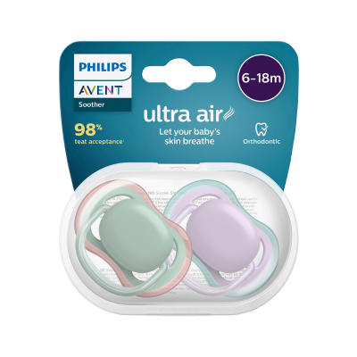 Philips Avent Ultra Air 6-18 Ay Emzik 2'li - 1