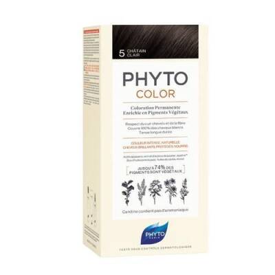 Phyto Phytocolor 5 Bitkisel Saç Boyası - Açık Kestane - 1