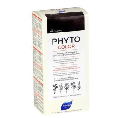 Phyto Phytocolor Bitkisel Saç Boyası - 4 Kestane - 1